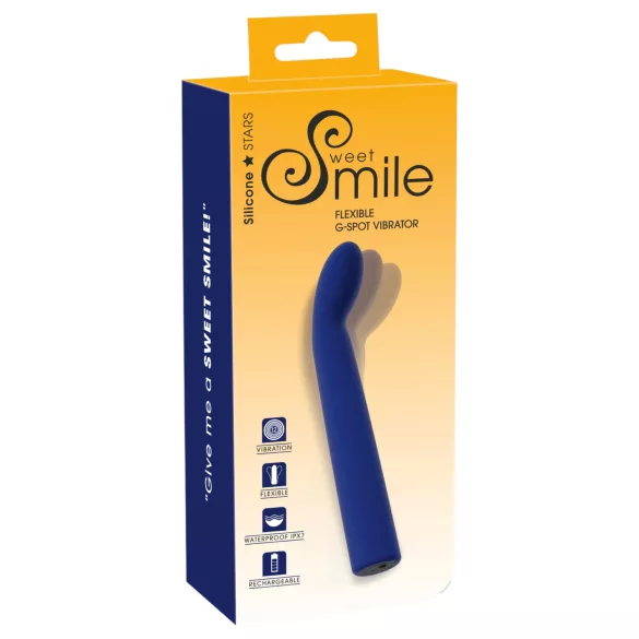 Smile - G-punkt vibrator - buet - blå