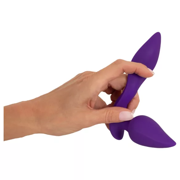 Smile - 2i1 analvibrator og klitorisvibrator - lilla