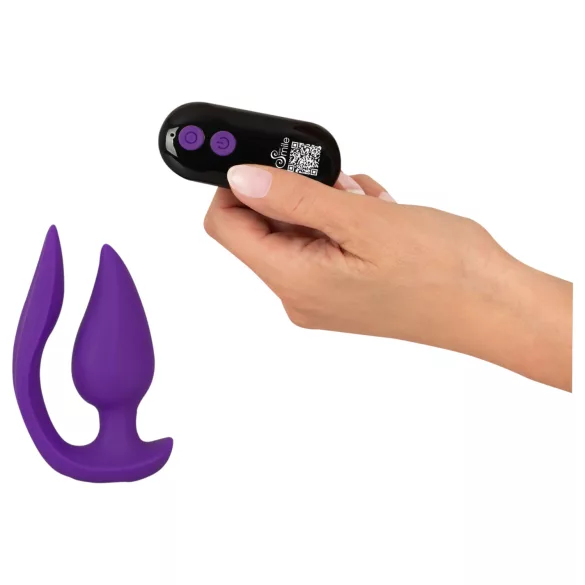 Smile - 2i1 analvibrator og klitorisvibrator - lilla