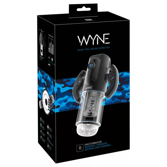 WYNE 11 - automatisk masturbator - sort