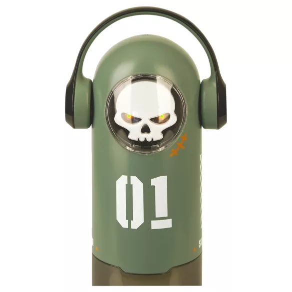 Rebel Skull - skubbende og vibrerende masturbator (grøn)
