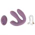 Beau Coeur Mireva - vibrator med tre arme - fjernbetjening - lilla