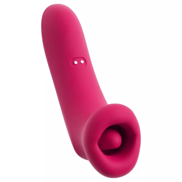 You2Toys Oral Fun - sugende og slikker klitorisvibrator (lyserød)