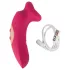 You2Toys Oral Fun - sugende og slikker klitorisvibrator (lyserød)
