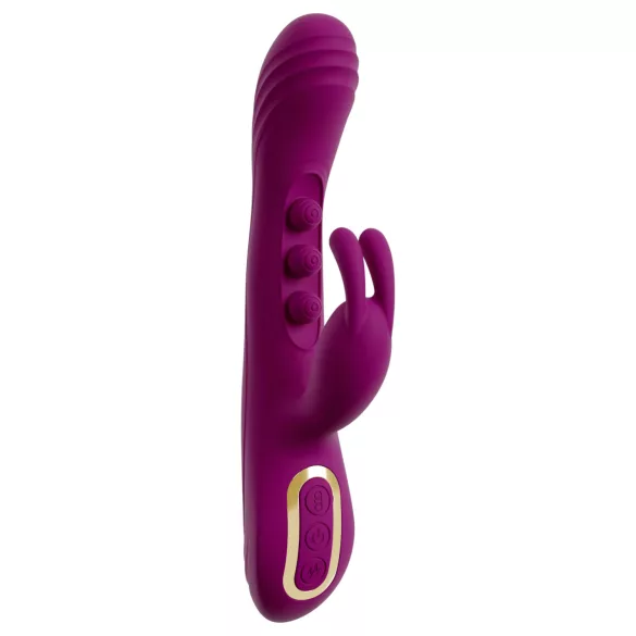 Javida - vibrator med kugler og klitorisarm - lilla