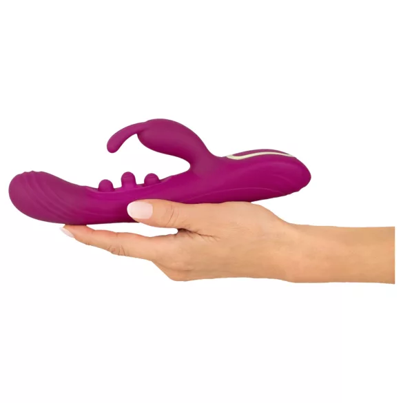 Javida - vibrator med kugler og klitorisarm - lilla