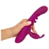 Javida - vibrator med kugler og klitorisarm - lilla