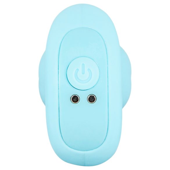 Cuties Mini - analplug vibrator - silikone - blå