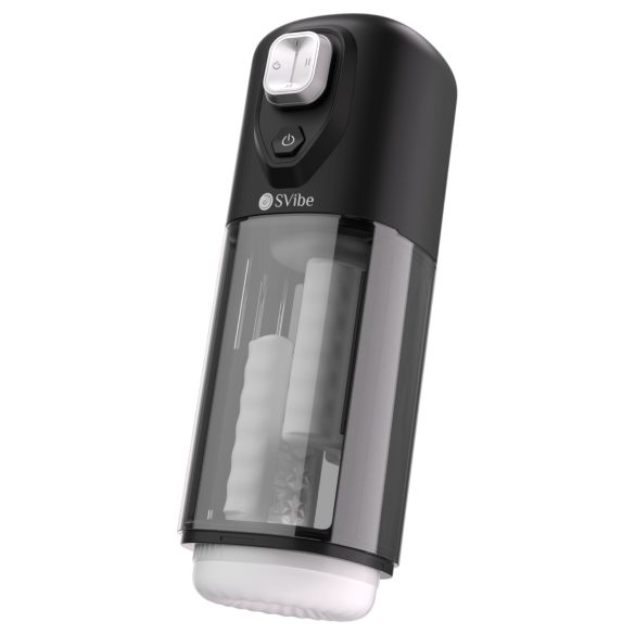 Snail Vibe Ikon Volt - automatisk masturbator (sort)