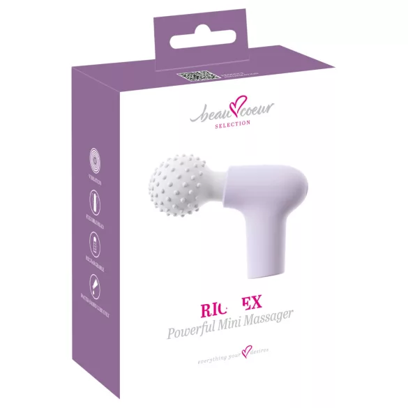 Beau Coeur Rionex - mini vibrator - diskret massage - lilla