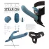 You2Toys - 3-delt påspændings-kaninvibrator med fjernbetjening (blå)