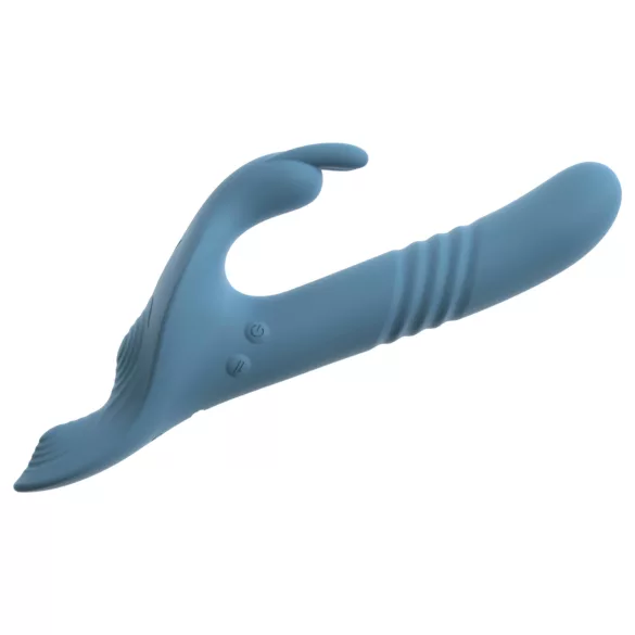 You2Toys - 3-delt påspændings-kaninvibrator med fjernbetjening (blå)