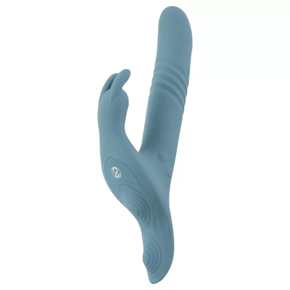 You2Toys - 3-delt påspændings-kaninvibrator med fjernbetjening (blå)