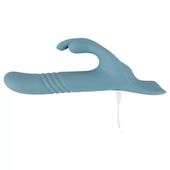 You2Toys - 3-delt påspændings-kaninvibrator med fjernbetjening (blå)