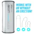 VacuGlide 2 - automatisk, netdrevet luksus masturbator til mænd (sølv)