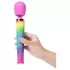 le Wand - vibrator massager - opladelig - regnbue