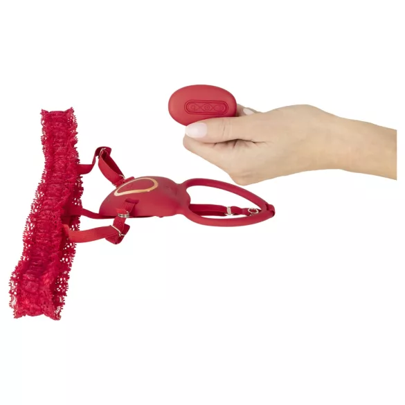 You2Toys - bærbar vibrerende klitorisstimulator (rød)