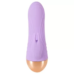   Cuties - genopladelig, vandtæt mini klitorisarm-vibrator (lilla)