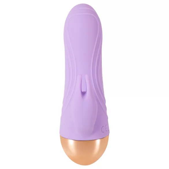 Cuties - genopladelig, vandtæt mini klitorisarm-vibrator (lilla)