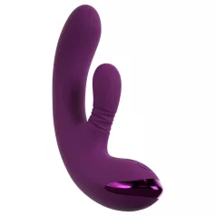   Javida - G-punkts- og klitorisvibrator med kaninører (lilla)