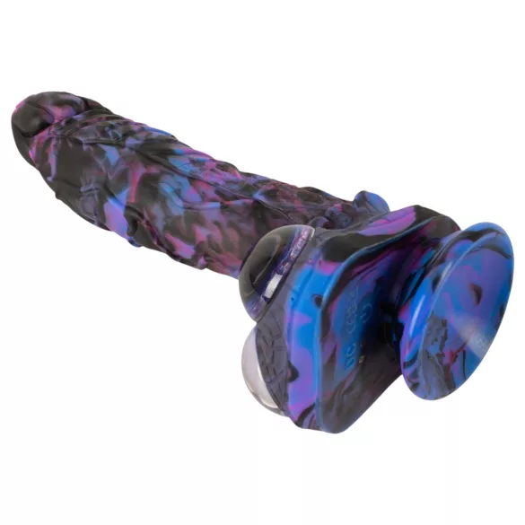 Beasty Cocks Firefly Fantasies - fantasivibrator med varme- og thrustfunktion (blå) - 23,4 cm