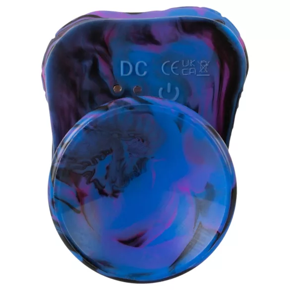 Beasty Cocks Firefly Fantasies - fantasivibrator med varme- og thrustfunktion (blå) - 23,4 cm