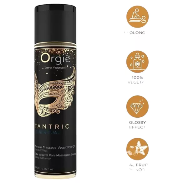 Orgie - massageolie - erotisk, sanselig - 200ml