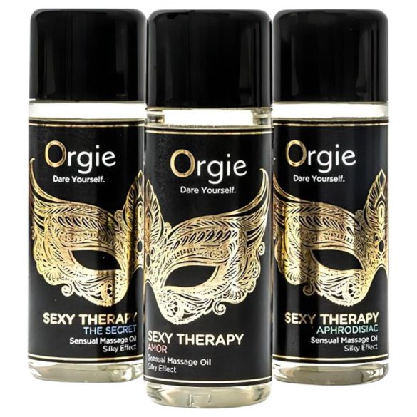 Orgie Sexy Therapy - sensuel massagesætsolie (3x30ml)