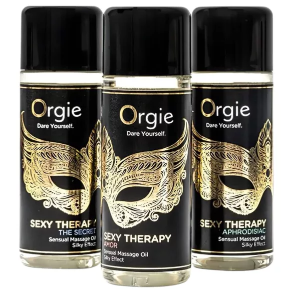 Orgie - massageoliesæt - sanselig oplevelse - 3x30ml