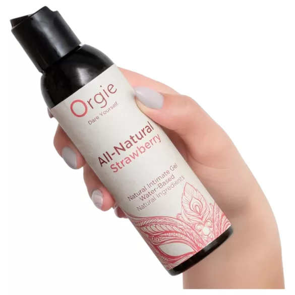 Orgie All Natural - vandbaseret glidegel - jordbær (150ml)