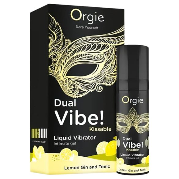 Orgie Dual Vibe - unisex flydende vibrator - Gin Tonic (15 ml)