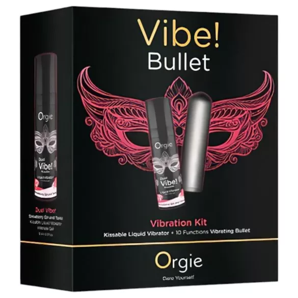 Orgie - bullet vibrator sæt - grå
