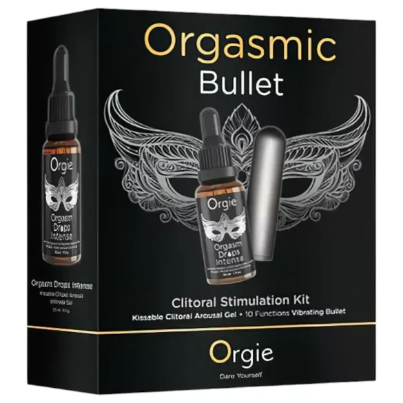 Orgie - mini vibrator sæt - grå