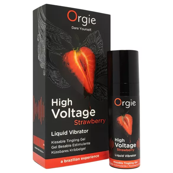 Orgie - flydende vibrator - jordbærsmag - 15ml