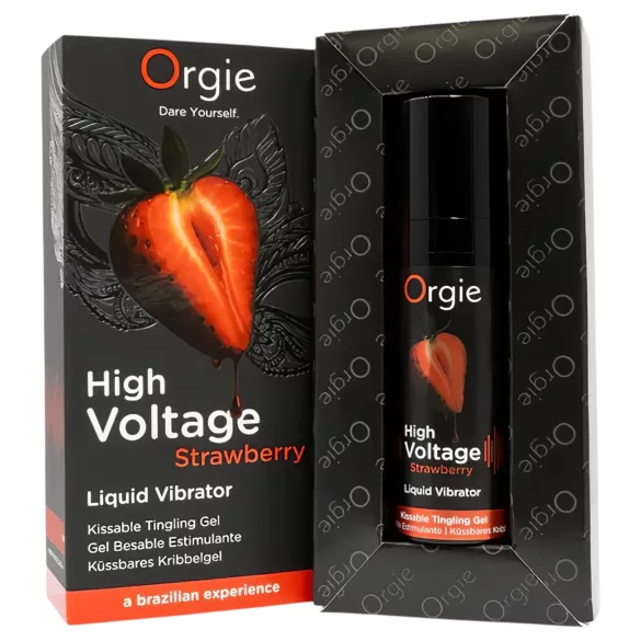 Orgie - flydende vibrator - jordbærsmag - 15ml