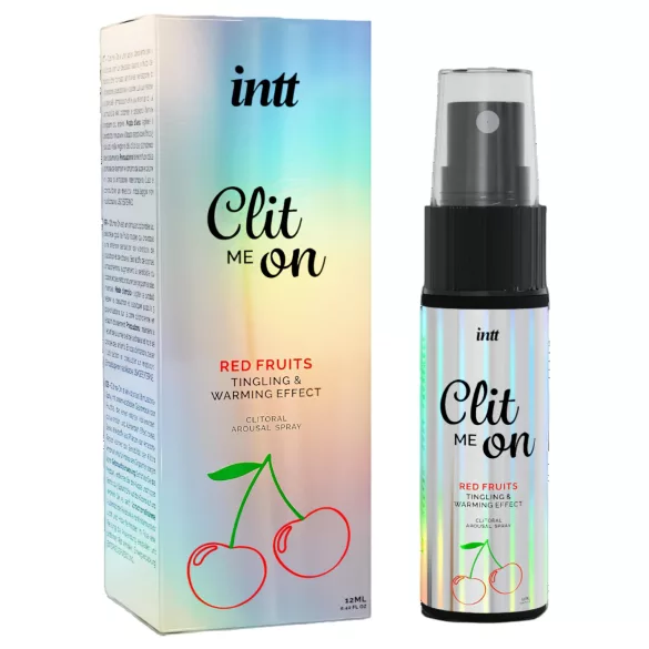 intt Clit Me On - flydende vibrator klitorspray - røde frugter (12 ml)