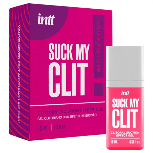 Intt Suck My Clit - klitorisstimulerende gel til kvinder - jordbær (15 ml)