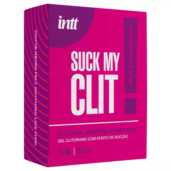 Intt Suck My Clit - klitorisstimulerende gel til kvinder - jordbær (15 ml)