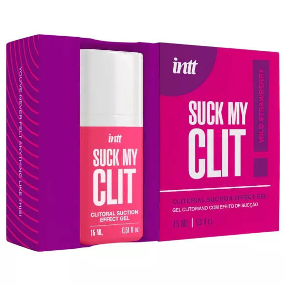 Intt Suck My Clit - klitorisstimulerende gel til kvinder - jordbær (15 ml)