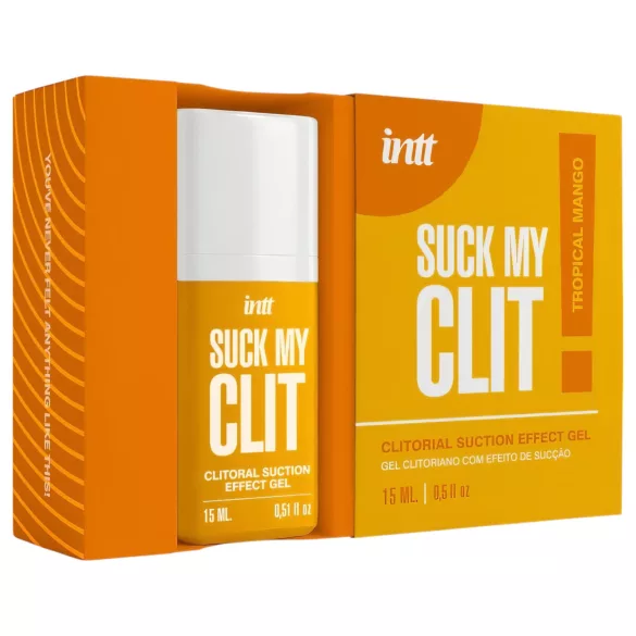 Intt Suck My Clit - klitorisstimulerende gel til kvinder - mango (15 ml)