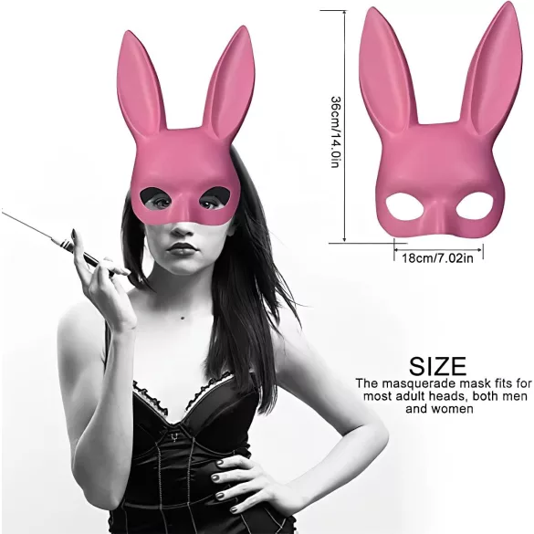 Jogestyle - fetish maske - kanin - pink