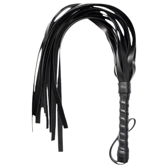 Kunstlæder pisk - sort (42 cm)