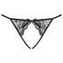 Obsessive Miamor - trusse - åben blonde mesh - sort - L/XL