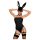 Obsessive OB7008 Sexy Bunny - bunny kostume (sort) - L/XL