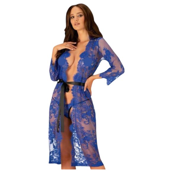 Obsessive Cobaltess - blondekimono (blå) - L/XL