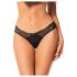 Obsessive Bella Rou - blomsterprint trusse (sort)