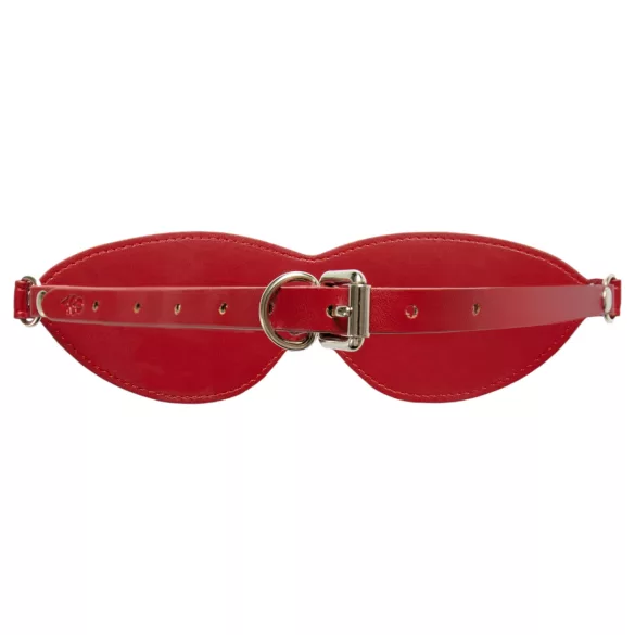 Obsessive Inferro - læder-look maske (rød)