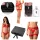 Obsessive Aloisa - lingeriegavesæt - 6 dele - rød - L/XL