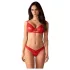 Obsessive Aloisa - lingeriegavesæt - 6 dele - rød - L/XL