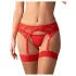 Obsessive Aloisa - lingeriegavesæt - 6 dele - rød - L/XL